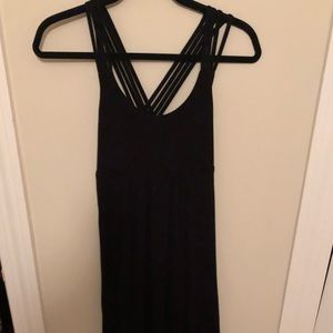 Black maxi dress